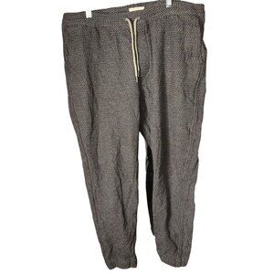 Taylor Stitch Black and White Sweatpants